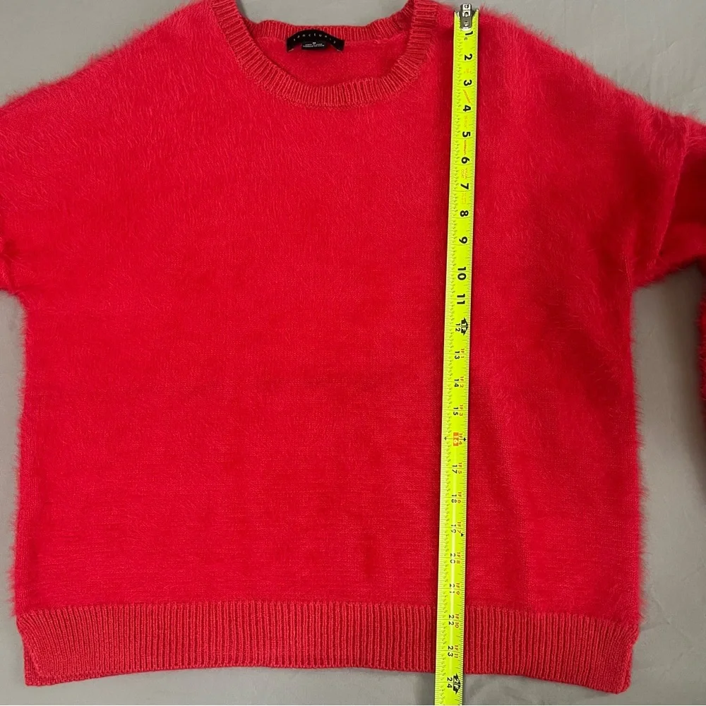 SANCTUARY FLUFF IT UP SWEATER ROUGE Size M - Picture 13 of 14